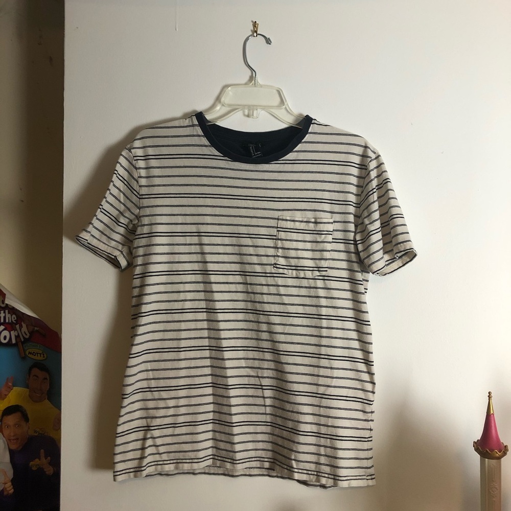 Forever 21 Men Striped Tee